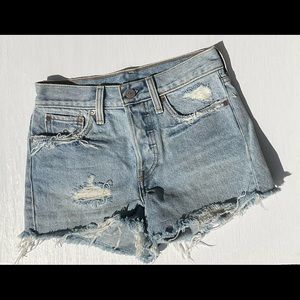Levi’s Vintage Distressed Shorts